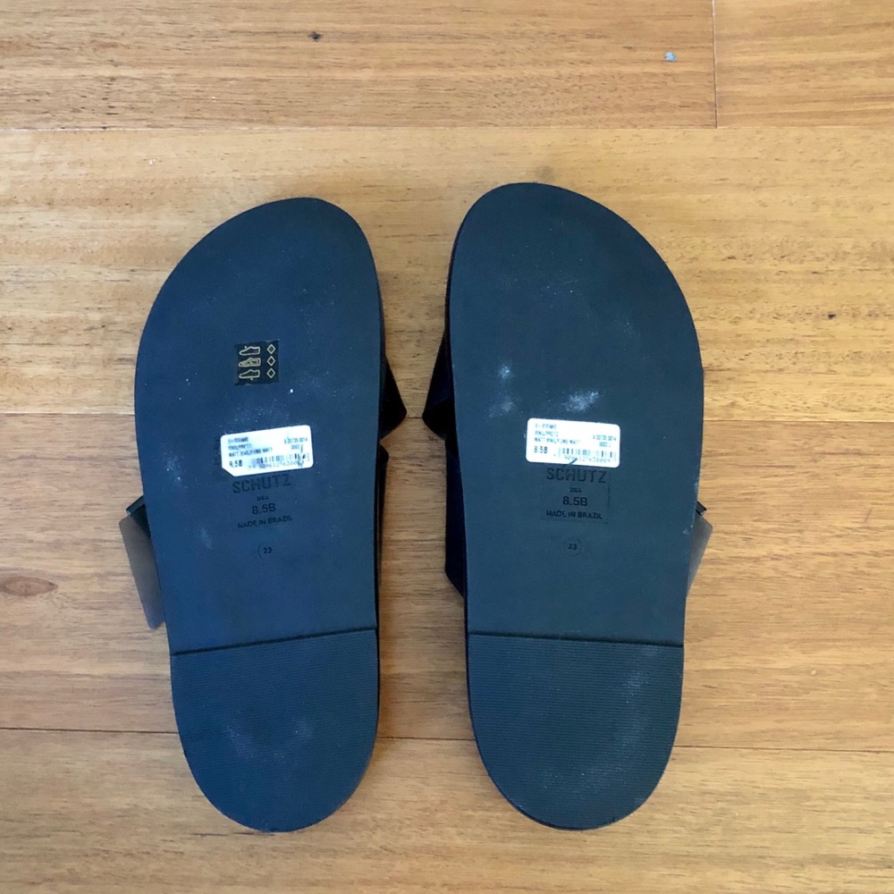*NEW* Schutz sandals - black -8.5 - made in Brazil - Picture 3 of 3